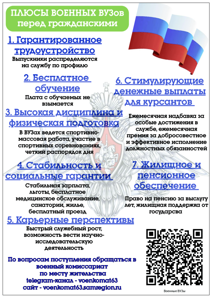 Поступайте в военные ВУЗы